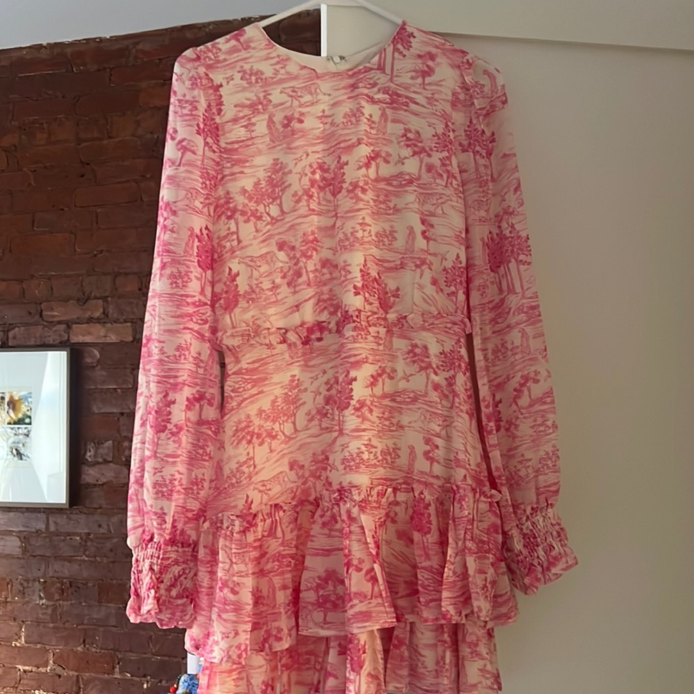 Aqua pink dress